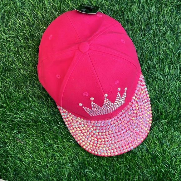 Vitalia Crown Cap NWT OSFM Rhinestone Bling - Picture 4 of 9